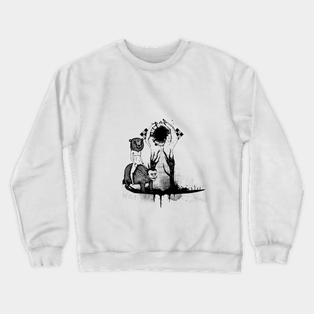 Gate to Salvation Crewneck Sweatshirt by Rkvadratu